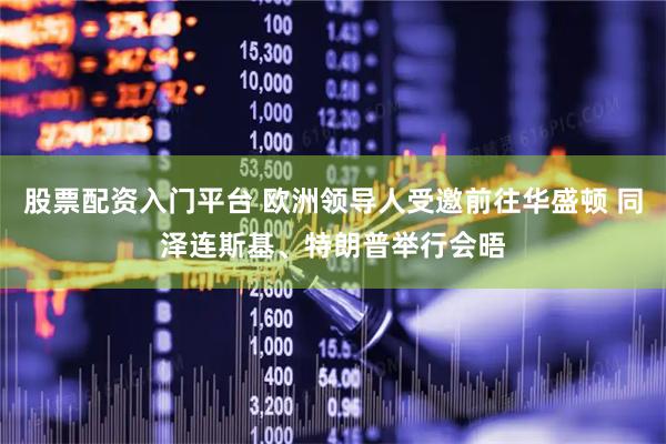 股票配资入门平台 欧洲领导人受邀前往华盛顿 同泽连斯基、特朗普举行会晤